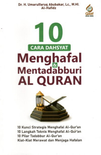 Image of 10 Cara Dahsyat Menghafal dan Mentadabburi Al Quran