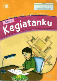Image of Berlatih menulis tegak bersambung : tema 3 kegiatanku