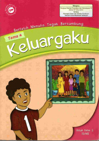 Image of Berlatih menulis tegak bersambung : tema 4 keluargaku