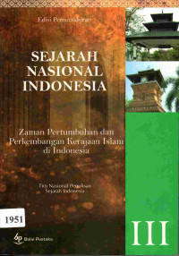 Image of Sejarah nasional Indonesia iii